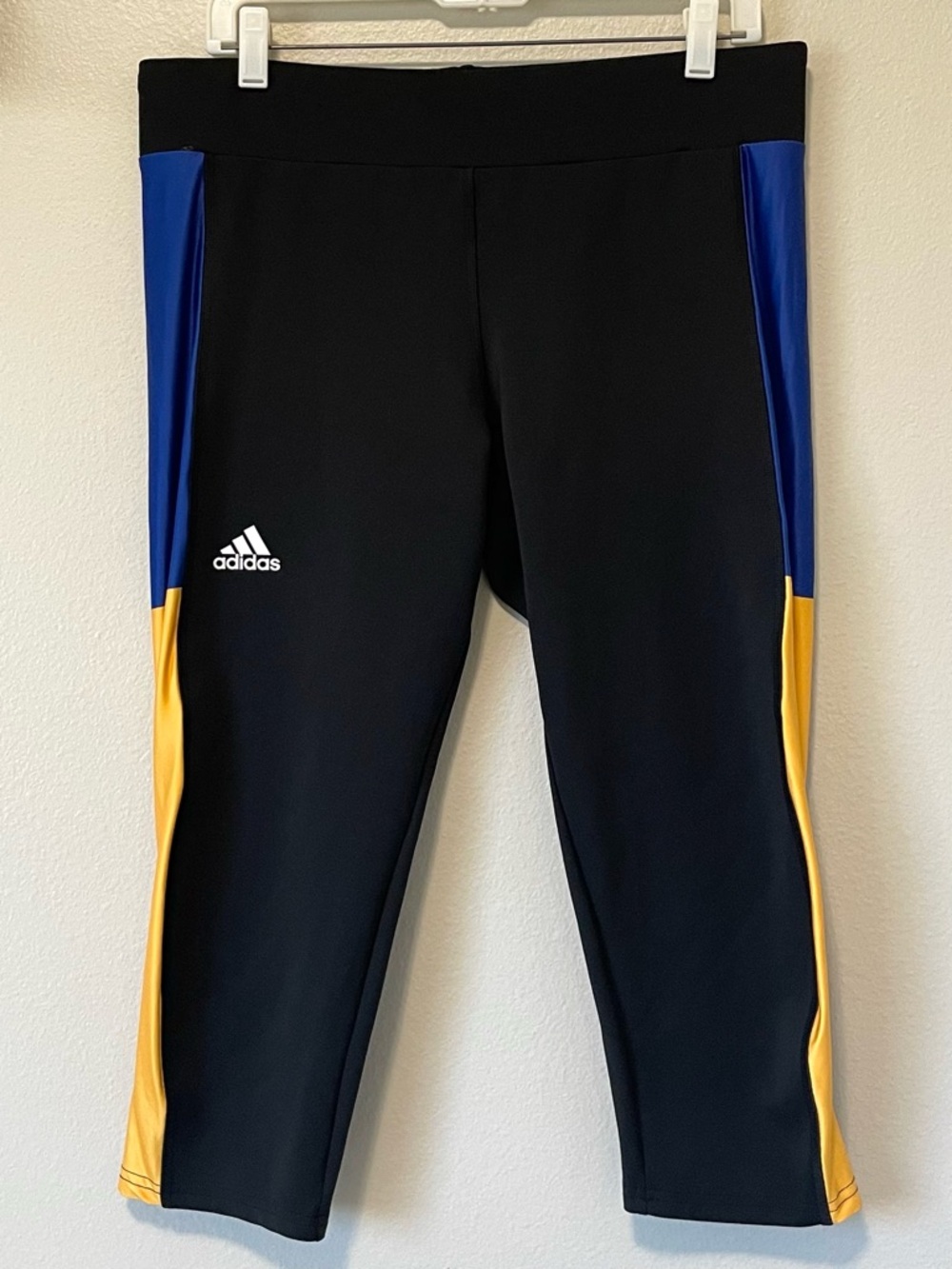 Adidas Techfit Colorblock Capris - Climalite & UV Protection - Size XL